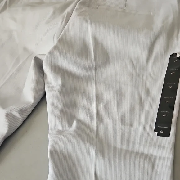 Banana Republic White Sloan Crop Pants - Picture 4 of 11